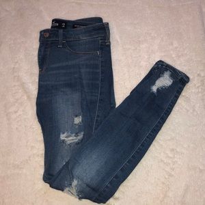 Hollister ripped jeans